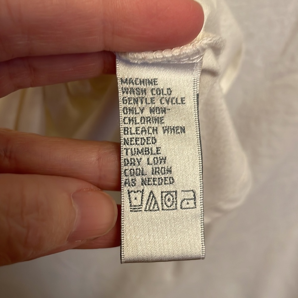 August Silk Women’s Large White Tank Top - Picture 4 of 6